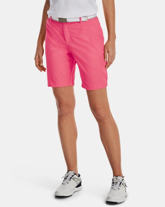 Damen UA Links Shorts, Pink, pdpMainDesktop image number 0